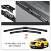 2PCS Car Blade Windshield Rubber Wiper For NISSAN Altima ARIYA JUKE LEAF MARCH MICRA NOTE NV200 SENTRA VERSA Auto Accessories