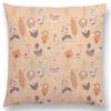 Feather Pattern Decorative Letters Cushion Cover Beautiful Word Be Brave Kind Dream Home Decor Sofa Throw Pillow Case
