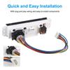 55037473AB 1 Set HVAC Air conditioner heater control panel and blower motor switch for Jeep Wrangler TJ 1999-2004 BL101 HS-373