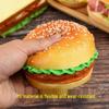 Simulation Hamburger Model Toy: Fake Bread for Display In Hotels, Restaurants, and Photography.