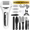 3 Heads Electric Callus Remover Professional Foot File Grinder Pedicure Machine Rechargeable Heel Cracked Dead Skin Scrubber