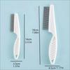 Multi-Purpose Flea Comb for Dogs and Cats - Fine-Toothed Plastic & Steel Needle Design