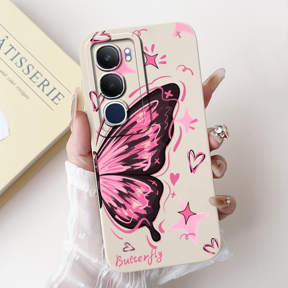 For Vivo Y19 1915 Case Y19S V2419 Luxury Fashion Cute Cartoon Girl Shockproof Silicone Back Cover For Vivo Y19s Phone Case Funda