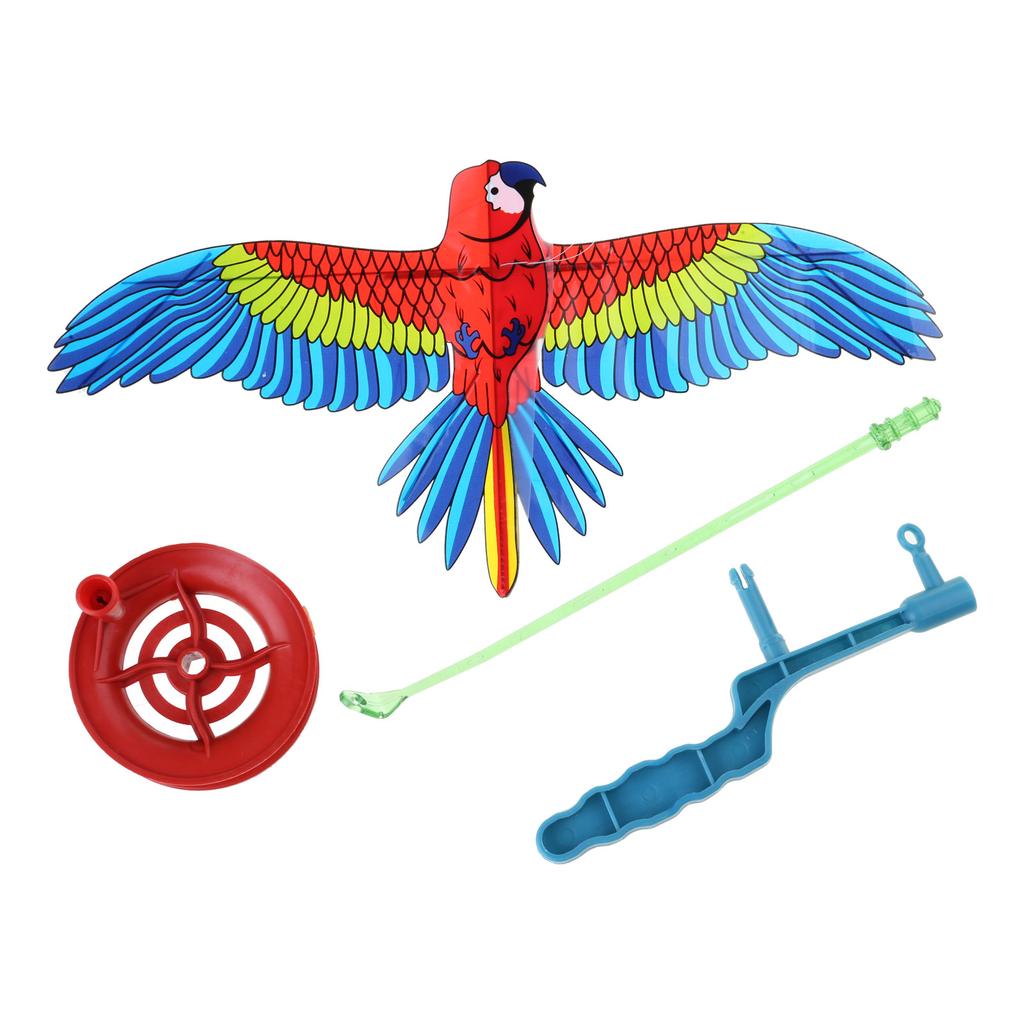 Dynamic Kite for Kids Adult Fishing Rod Dynamic Wing Swallow Kite Beach Play Party Outdoor Sport Flying Toy for Beginner