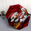 Mickey Mouse, Minnie Mouse Automatic Opening and Closing Umbrella - 8 Ribs Portable Folding Umbrella with Plastic Handle, Suitable for Leisu
