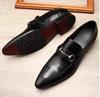 Men High Quality Genuine Leather Flat Designer Shoes Formal Oxfords Footwear Antiskid Driving Party Dating Business Work Loafers