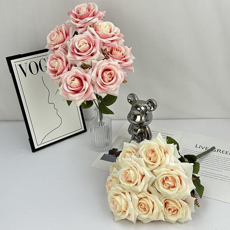 Faux Rose Flower Wedding Arch Decoration With Handcrafted Silk Flowers For Event And Home Use