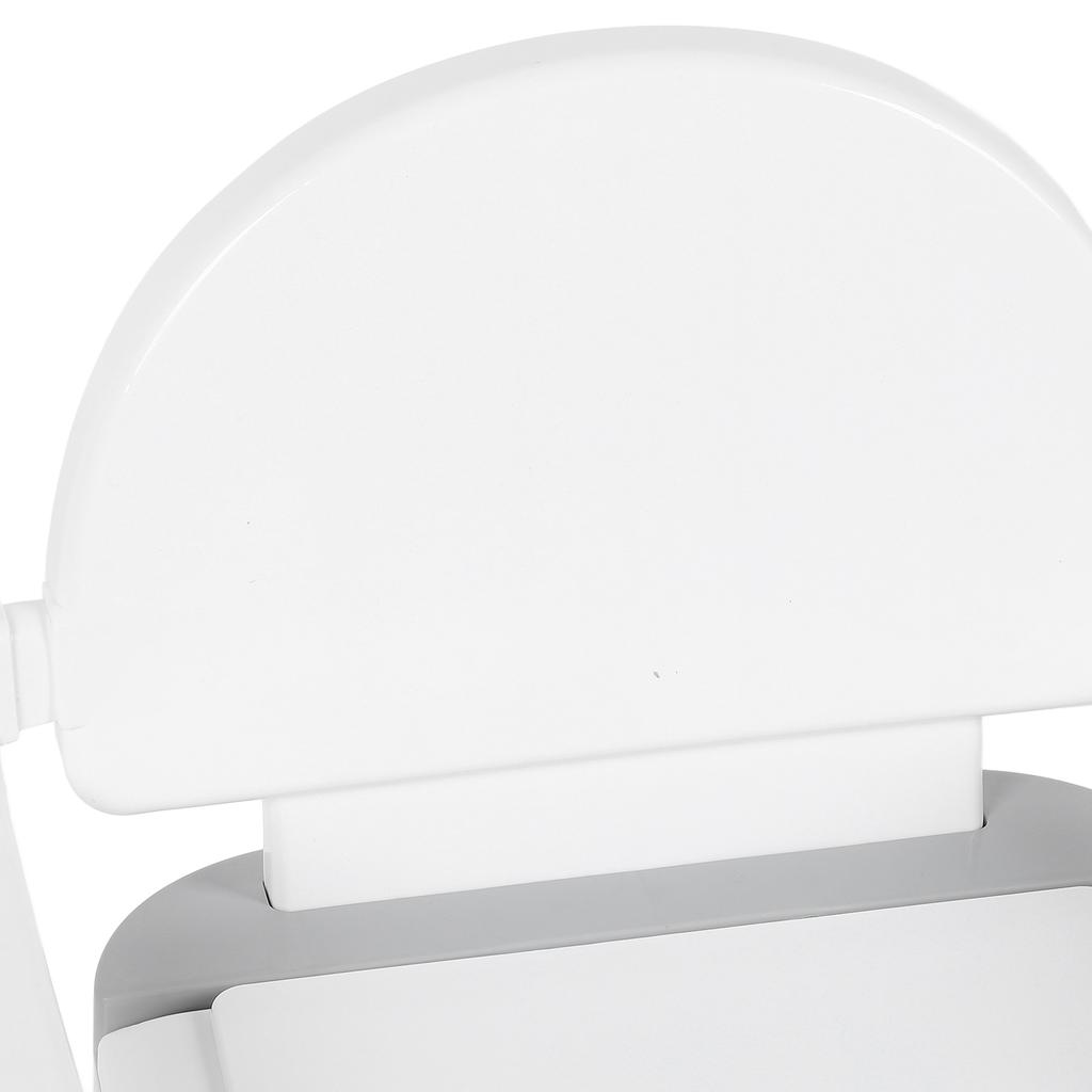 Nachttopf Toilettenstuhl Abnehmbare Armlehnen Verhindert Rutschen Hohe Belastbarkeit Tragbarer Toilettenstuhl Grau