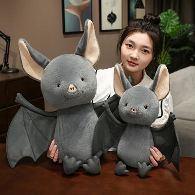 Peluche Pipistrello 18-45 cm Animali Cartoni Animati Decorazioni Halloween Giocattoli Bambola Pipistrello Carina Cuscino Morbido Kawaii Decorazione Casa Divertente Regali di Natale