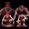 SLAM DUNK Anime Squatting Position Hanamichi Sakuragi Kaede Rukawa GK Action Figure Model Collection Ornament Toys Gifts