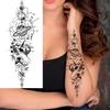 1 Sheet Bless Belief Faith Engraved Temporary Tattoos Family Love Tatoos Waterproof Realistic Fake Tattoo Stickers Long Lasting