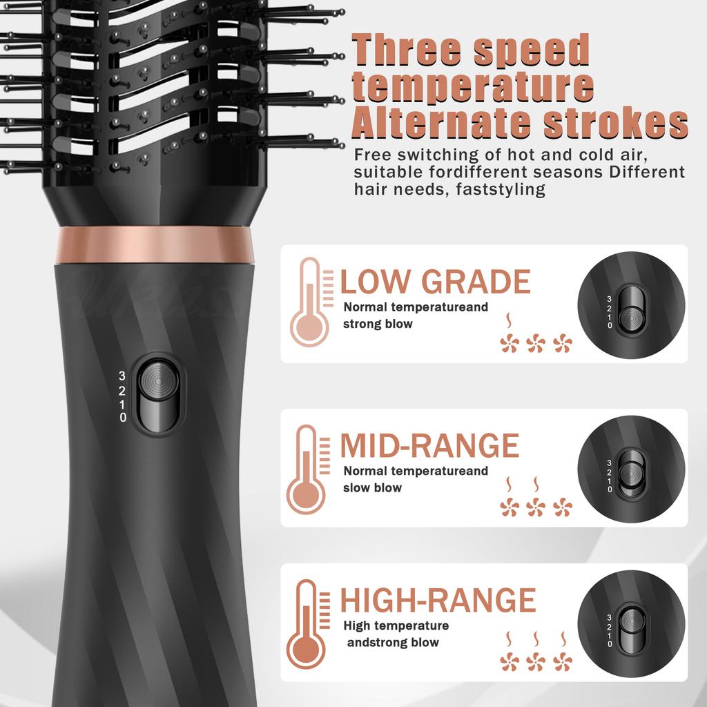 Fast Shipping Hair Straightener and Curler Volumizer Styler Women Automatic Wrap Curling Iron Air Blow Dryer Hair Styling Tools