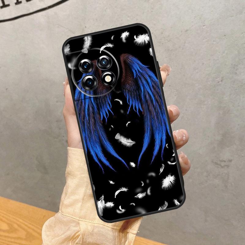 Wings Angel Devil Case For OnePlus 8 9 10 Pro 15 15R 13 R 12 11 13T 10T 8T Nord CE 5 2 3 4 Lite N20 N30 Cover