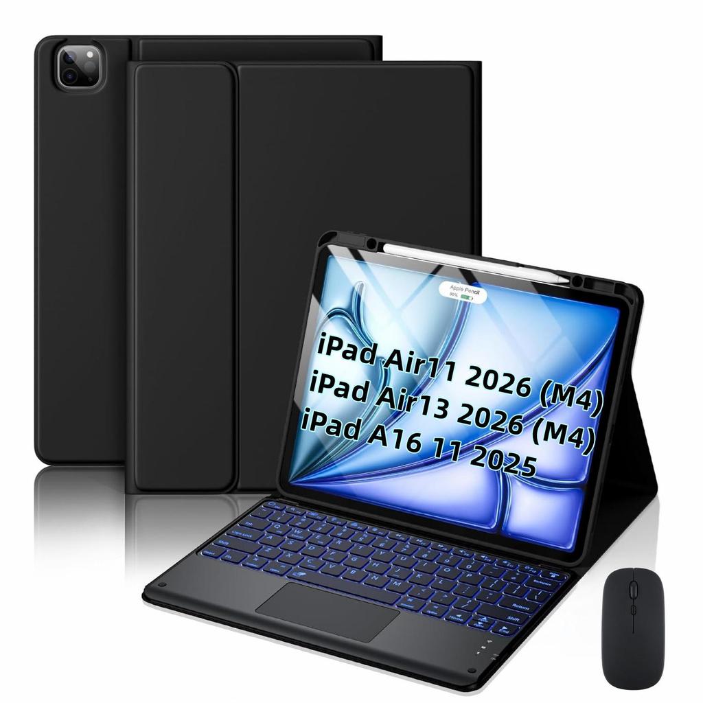 iPad Air 11" Keyboard Case: Compatible with 10th/11th Gen, Magic Keyboard, Backlit, Magnetic, Pencil Holder.