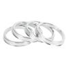 INFINAUTO Hub Centric Rings 56.1mm Inner To 65.1mm Outside Diameter Car Wheel Hub Rings Aluminum Alloy 4pcs