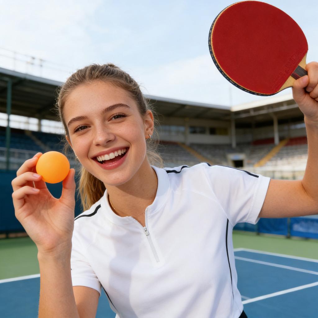 50-piece Pack Of Standard 40mm Pong Balls, High Elasticity, , Suitable For Training And Competition, Indoor And Outdoor Use, Made Of ABS Material, S