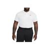 Nike Dri-FIT Victory Solid Logo Short Sleeve Polo Shirt Men Tops White DH0838-100