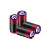W130Car Accessories Carbon Fiber Wheel Tire Valve Caps Stem Case For Volkswagen Golf Passat Jetta Tiguan Polo GTI Beetle Vento Rline