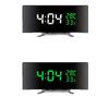 Curved Screen Digital Alarm Clock Large Table Clock Multi-function Desk Clock  Table Use