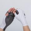 YKYWBIKE Summer Cycling Gloves Half Finger Woven Aerodynamic Striped Bicycle Sports Gloves Shock-absorbing Road Bike MTB Gloves