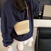 Sommer super angesagt Mini kleine Tasche Damen Neu Vielseitig Umhängetasche Stroh gewebt High-End Meeresstrand Handy Tasche