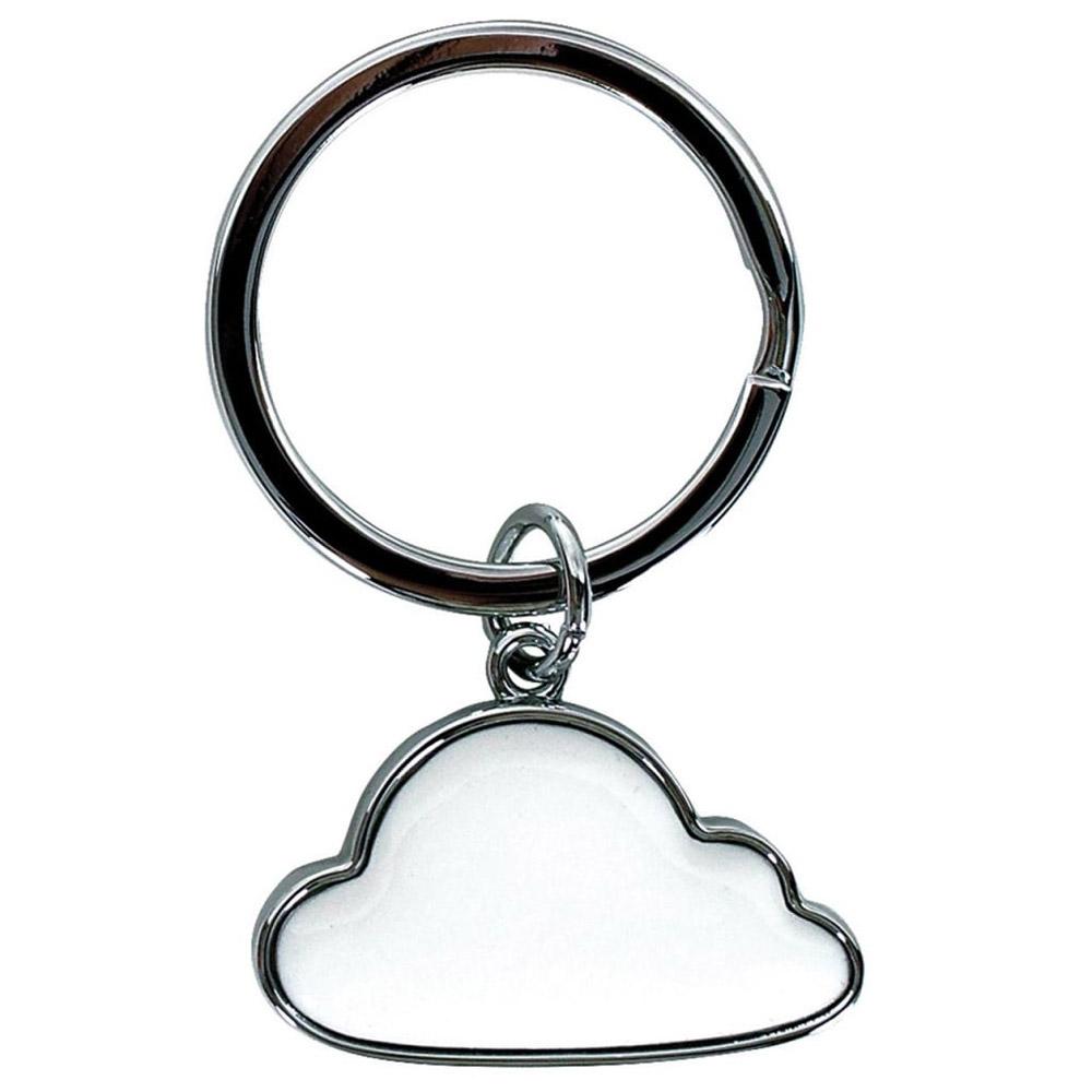 Gdesign Wolkenform Schlüsselanhänger (Weiß)