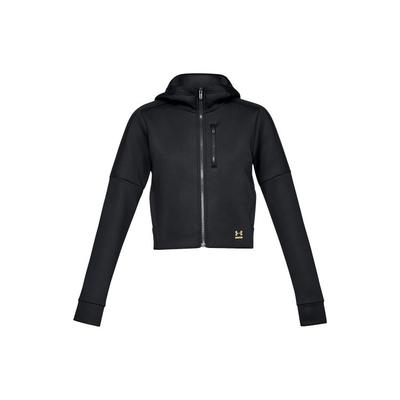 Felpa con cappuccio sportiva casual corta perpetua da donna nera 1314255-001