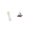 Living Room Paper Floor Lamp Shade with Wood Base Organizer And Tissue Dispenser for Kitchen Office