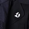 Blucome Cute Animal Fox Brooch Imitation Brooches Pin Copper Jewelry For Women Clothes Shirt Coat Scarf Accessories