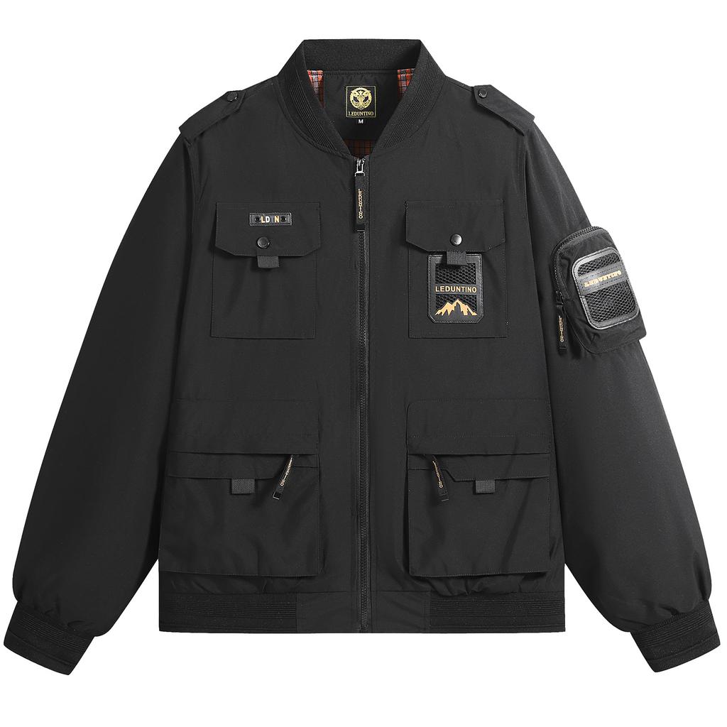 New Multi-pocket Jacket Men's Outdoor Military Workwear Large-size Men's Jacket Jacket