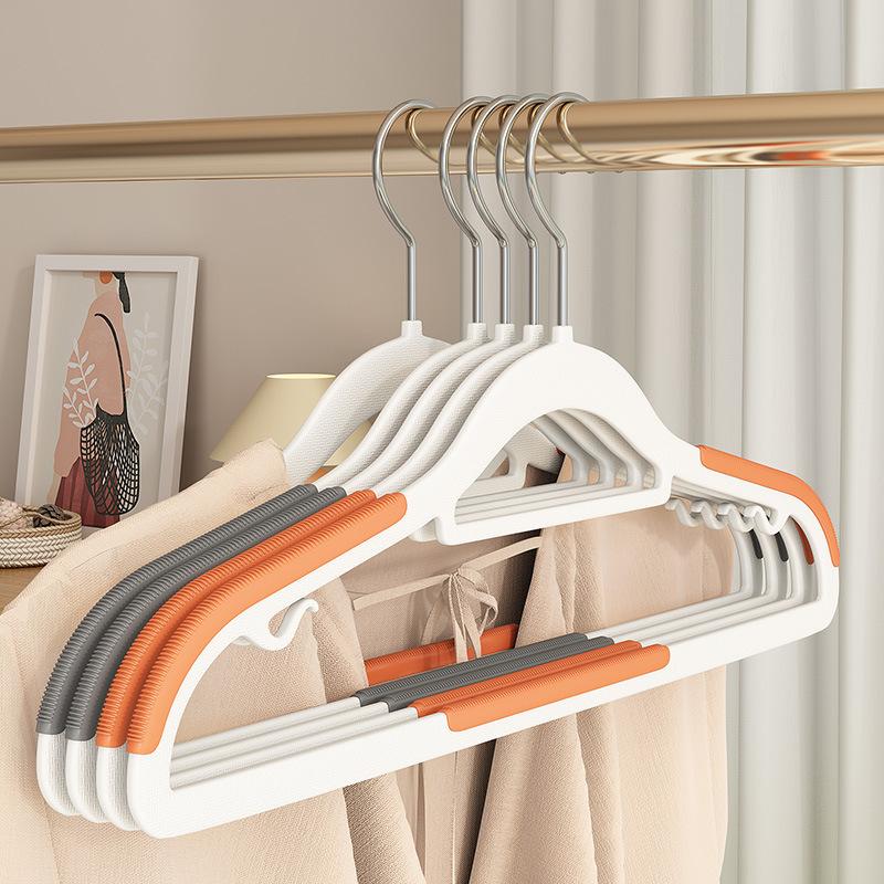 Traceless Hang clothes Adult Plastic Coat Hangers Non-slip Luxury Clothes Coat Hanger Hotel Coat Hanger Wet and dry use