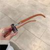 Rimless Sunglasses for  Women Wooden Pattern Luxury Brand Retro Sun Glasses Fashion Shades UV4 Travel Outdoor Gafas De Sol