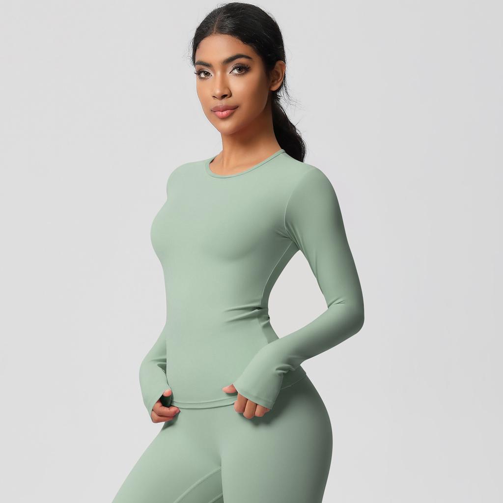 Women High Quality Sport T-Shirts Long Sleeves Compressed Quick-dry Super Elastic Suitable For Running Fitness Training Yoga