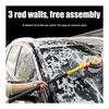 Rotating Car Wash Brush, High Pressure Water Gun Washing Car Wash Brush, 360 Degree Automatic Rotating Car Brush, Telescoping Multifunctional Car