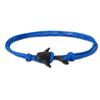 Fashion Nylon Bracelets For Men Women Couple Gifts Wrap Braided Wristband Male Bracelet Rope Alloy Hook Anchor Bangle