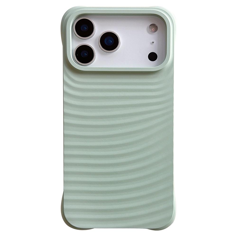 For iPhone 17 Pro Max Case Wave Pattern Liquid Silicone Shockproof Phone Cover