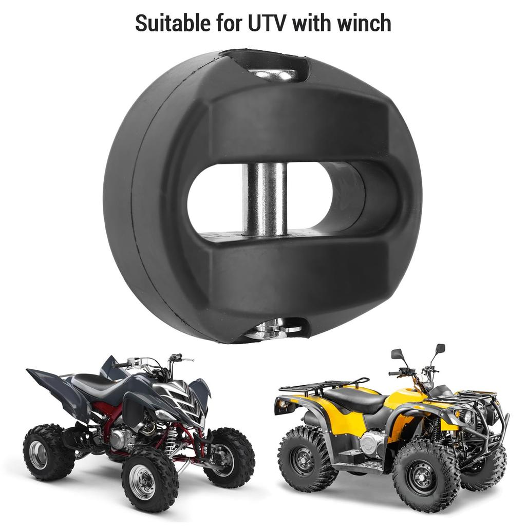 Winch Cable Hook Stopper Rubber Damper UTV Shock Absorption Saver