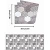 10 Pieces Tile Stickers 30x30cm Self Adhesive Wall Tile DIY Sticker for Kitchen, Bathroom Home Decoration