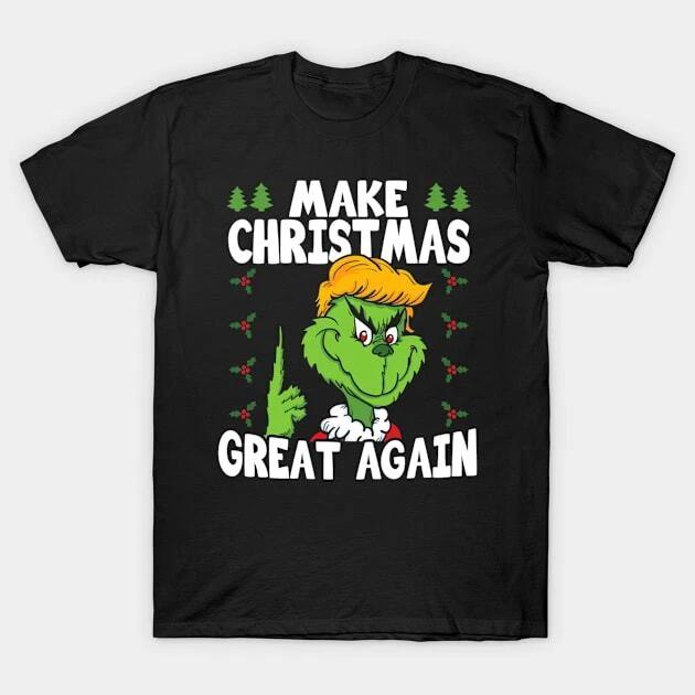 Make Christmas Great Again Donald Trump 2024 Xmas Funny Made in Australia T-Shir M