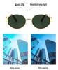 Retro Oval Street Style Sunglasses: Unisex Fashion Eyewear