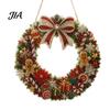Decorative Acrylic Craft Christmas Faux Diamond Art Suncatcher, 2D Flat Window Hanging Ornament, Seasonal Home Accents Beaded Pattern Holiday