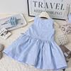 Summer Sleeveless Bow Print Dress for Girls - EXB031