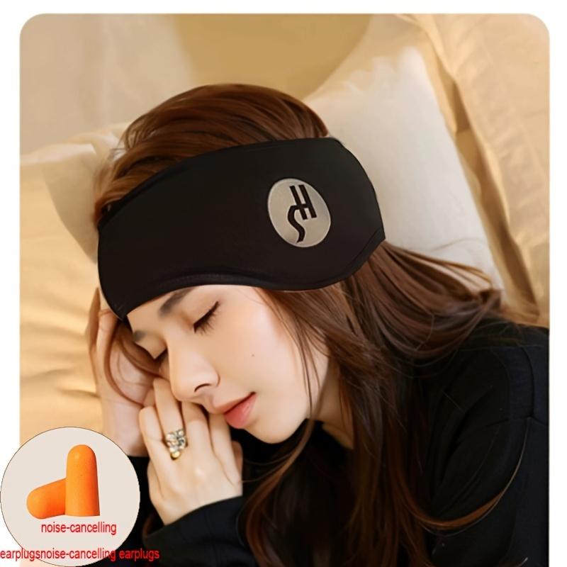 Masque pour les yeux 2 en 1, cache-oreilles insonorisés avec réduction du bruit ultra-puissante pour le sommeil, le ronflement et la prévention du bruit