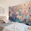 Lotus Tapestry Dreamy Landscape Wall Hanging Hippie Home Office Living Room Art Decor Beautiful Scene Polyester Cotton Wall Art