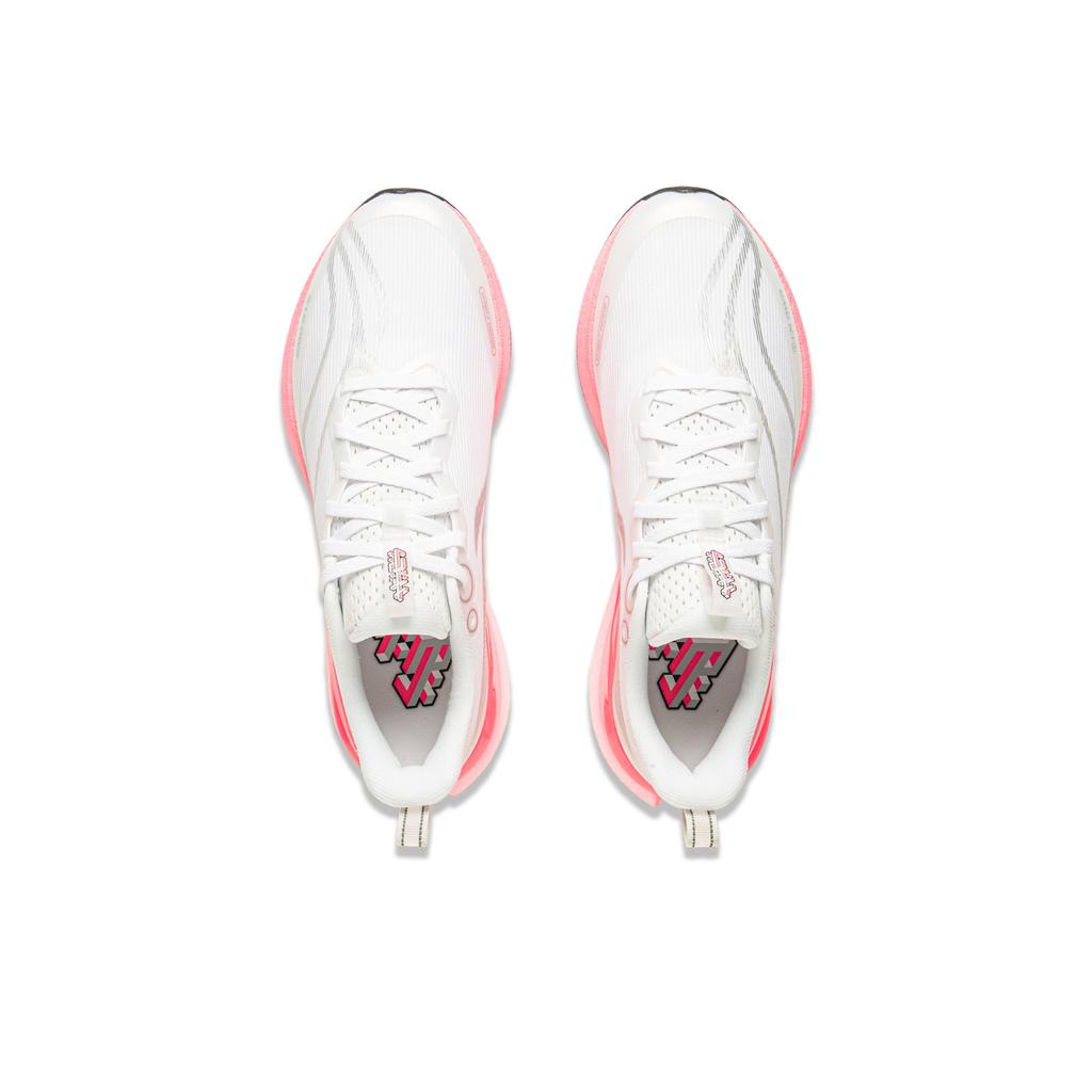 Li Ning Red Rabbit 8 Pro Full Palm Cushioning Mesh Running Shoes Women Running Shoes Standard-White ARPV016-1