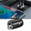 Mini Dual USB Type C PD 30W Fast In-Car Phone Charger Charge Adapter Accessories