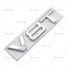 Suitable for Q2 V6T V8T Metal Emblem A4LA6LS7Q5Q3 Displacement Personalized Modification Fender Car Sticker