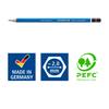 Staedtler 7H Mars Lumograph Pencils for Writing and 12 Drawing, Pieces, 100-7H12