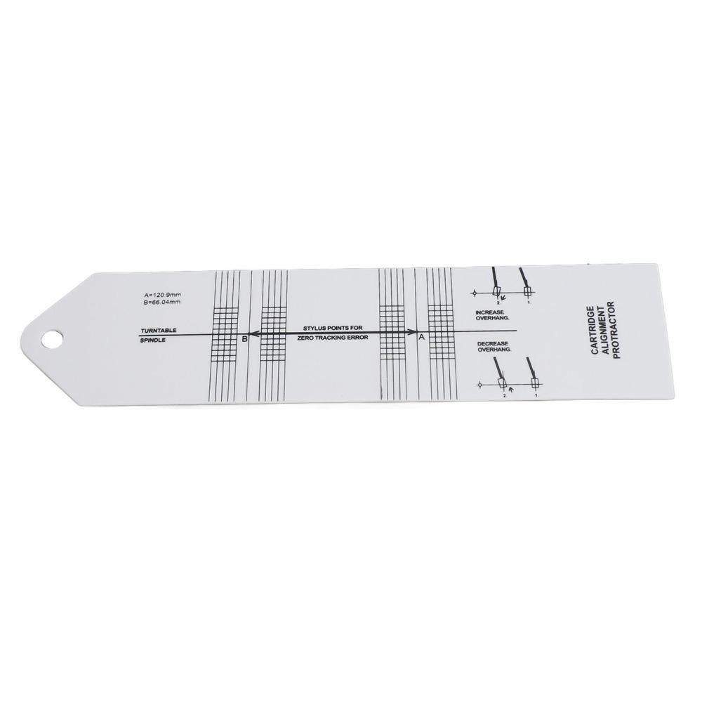 Adjustment Tool Cartridge Alignment Tool Stylus Alignment Protractor for Record Players
