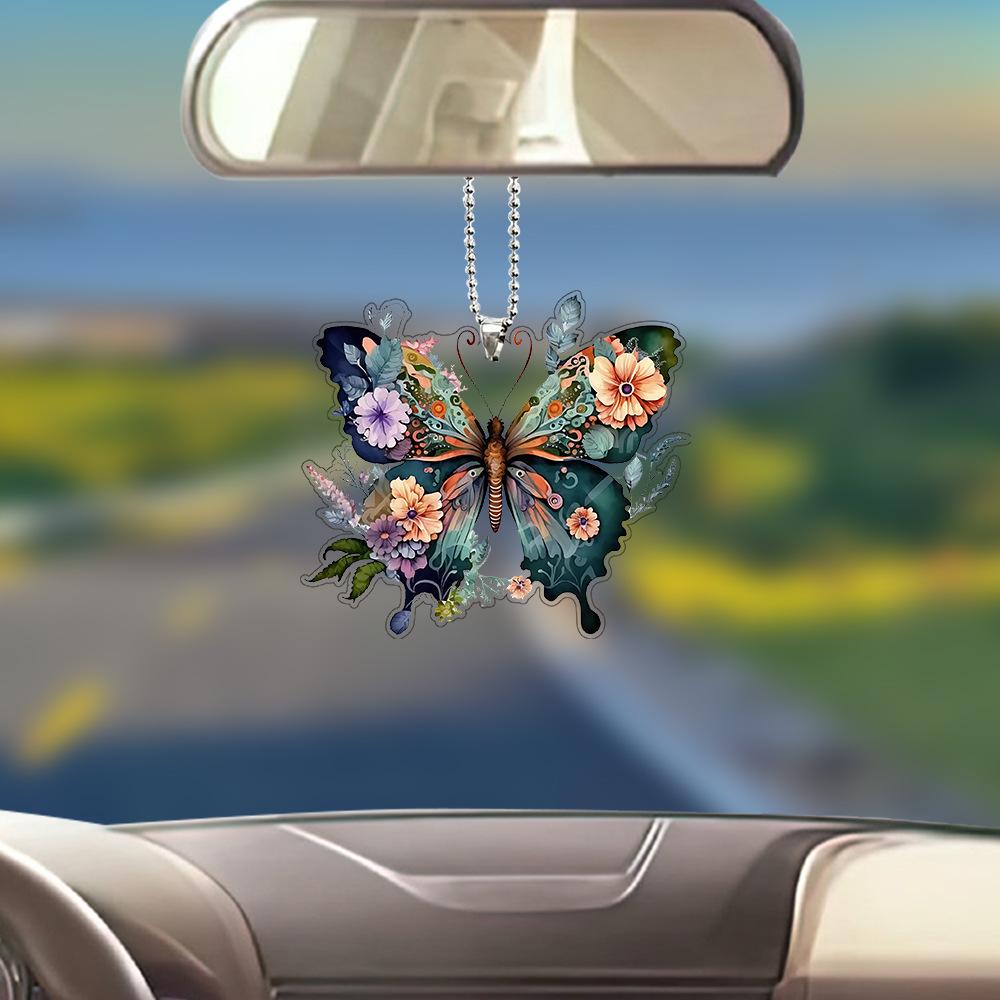 Butterfly, Animal, Creative Keychain, Pendant, Car Rearview Mirror Tag, Backpack Pendant, Pendant Decoration